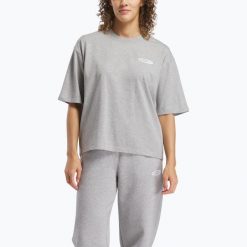 Koszulka Reebok Ide Brand Proud Tee. Szare koszulki damskie REEBOK FITNESS, bez wzorów, bez kołnierzyka, bez ramiączek. Za 65.99 zł.