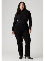 Levi's Dżinsy "724 " - Regular fit - w kolorze czarnym rozmiar: 42/L. Czarne jeansy damskie Levi's, z podwyższonym stanem. Za 204.96 zł.