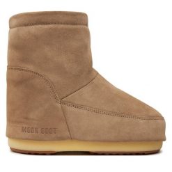 Śniegowce Moon Boot. Brązowe śniegowce damskie Moon Boot. Za 1,099.00 zł.