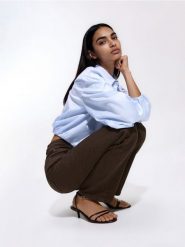 Jeansy straight fit - dark grey jeans. Szare jeansy damskie Reserved. Za 129.99 zł.