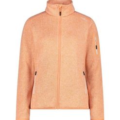 Bluza polarowa damska CMP Haze Jacket Knitted. Brązowe bluzy damskie CMP, bez wzorów, z materiału, bez kaptura. Za 283.35 zł.