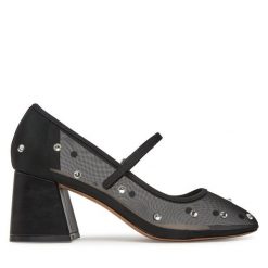 Półbuty Call It Spring. Czarne czółenka damskie Call it Spring, bez wzorów, bez obcasa, na obcasie. Za 149.99 zł.