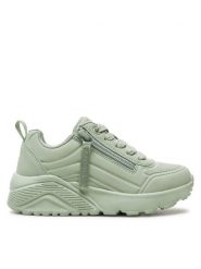 Skechers Sneakersy Uno Lite 310387L Zielony. Zielone buty sportowe dziewczęce Skechers, bez wzorów, ze skóry, bez zapięcia. Za 179.99 zł.