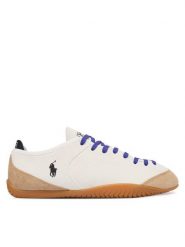 Polo Ralph Lauren Sneakersy 804P15629006 Kremowy. Białe obuwie sportowe damskie Polo Ralph Lauren, ze skóry, bez zapięcia. Za 859.99 zł.