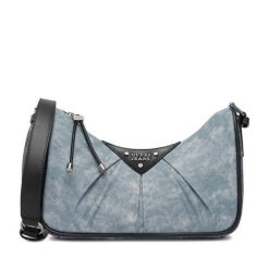 Torebka Guess Jeans. Niebieskie torebki klasyczne damskie Guess Jeans, z jeansu, bez dodatków. Za 249.99 zł.