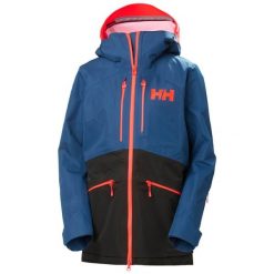 Damska kurtka narciarska Helly Hansen Elevation Infinity 3.0. Niebieskie kurtki damskie Helly Hansen, na zimę, bez wzorów, bez kaptura. W wyprzedaży za 2,964.50 zł.