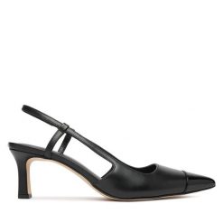 Czółenka MICHAEL Michael Kors. Czarne czółenka damskie MICHAEL Michael Kors, bez wzorów, bez obcasa. Za 769.99 zł.