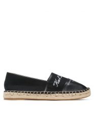 KARL LAGERFELD Espadryle KL80123 Czarny. Czarne espadryle damskie KARL LAGERFELD, bez wzorów, z materiału, bez obcasa. Za 429.99 zł.