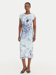 Hale Bob Sukienka koktajlowa Thora 5ZLG662A Błękitny Slim Fit. Niebieskie sukienki damskie Hale bob, bez wzorów, z syntetyku, wizytowe, bez ramiączek. Za 1,329.00 zł.