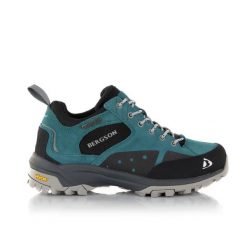 Buty turystyczne niskie damskie Soira Low 1STX. Niebieskie obuwie trekkingowe damskie Bergson, z gumy, bez zapięcia. Za 390.00 zł.