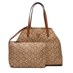 Torebka Guess. Brązowe torebki klasyczne damskie Guess, bez dodatków. Za 399.99 zł.