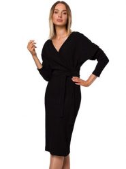 Made of emotion Sukienka w kolorze czarnym rozmiar: S. Czarne sukienki damskie Made Of Emotion, bez wzorów, bez ramiączek. Za 148.26 zł.