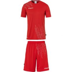 Zestaw koszulka i spodenki Uhlsport Score 26. Białe koszulki damskie Uhlsport, l, bez wzorów, z dresówki, bez kołnierzyka, bez ramiączek. Za 170.15 zł.