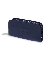 Moleskine Skórzane etui "Classic" w kolorze granatowym na klucze - 7 x 13 x 2 cm rozmiar: onesize. Niebieskie portfele damskie Moleskine, bez wzorów, z materiału. Za 74.63 zł.
