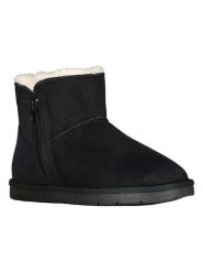 Geographical Norway Botki zimowe "Ozipneige" w kolorze czarnym rozmiar: 40. Czarne botki damskie Geographical Norway, na zimę, z futra, bez obcasa, bez zapięcia. Za 140.53 zł.