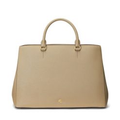 Torebka LAUREN RALPH LAUREN. Brązowe kuferki damskie Lauren Ralph Lauren, bez dodatków. Za 939.99 zł.