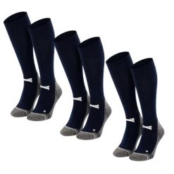 Skarpety Piłkarskie Pro Długie - 6 par - Granatowy. Niebieskie skarpetki damskie XTREME SOCKSWEAR, bez wzorów, z materiału. Za 264.70 zł.