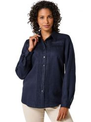 WITT WEIDEN Lniana bluzka w kolorze granatowym rozmiar: 44. Niebieskie bluzki damskie WITT WEIDEN, bez wzorów, ze lnu, bez kołnierzyka, bez ramiączek. Za 152.99 zł.