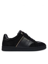 Guess Sneakersy FLFJR7 ESU12 Czarny. Czarne obuwie sportowe damskie Guess, ze skóry, bez zapięcia. Za 379.99 zł.