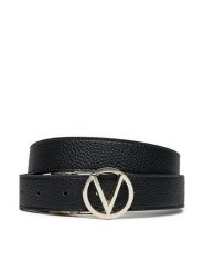Valentino Pasek Damski Roof VCS8KM57 Czarny. Czarne paski damskie Valentino, bez wzorów, ze skóry. Za 199.99 zł.