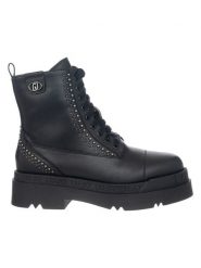 Liu Jo Botki w kolorze czarnym rozmiar: 38. Czarne botki damskie Liu Jo, z materiału, bez obcasa, bez zapięcia. Za 565.65 zł.