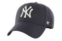 Czapka z daszkiem dla dorosłych 47 New York Yankees MVP Cap. Niebieskie czapki z daszkiem damskie 47 Brand, na lato, bez wzorów, z materiału. Za 99.99 zł.