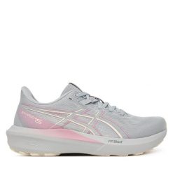 Buty do biegania Asics. Szare obuwie sportowe damskie Asics, bez zapięcia, do biegania. Za 569.99 zł.