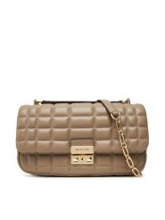 MICHAEL Michael Kors Torebka Tribeca 30R4G2RL7L Beżowy. Brązowe torebki wieczorowe damskie MICHAEL Michael Kors, bez wzorów, ze skóry, bez dodatków. Za 1,259.00 zł.