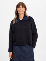 Liu Jo Collection Damowa kurtka wełniana Kobiety Wełna niebieski, 38. Niebieskie kurtki damskie Liu Jo Collection, bez wzorów, z wełny, bez kaptura. Za 1,379.95 zł.