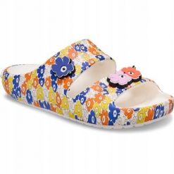 Klapki Dla Dorosłych Crocs Classic Marimekko. Klapki damskie Crocs, bez wzorów, z materiału, bez obcasa, bez zapięcia. Za 207.99 zł.