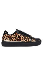 Liu Jo Sneakersy Kiki 01 BF5063 PX163 Czarny. Czarne obuwie sportowe damskie Liu Jo, ze skóry, bez zapięcia. Za 409.99 zł.