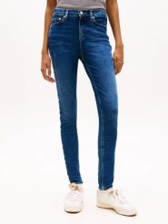 Tommy Jeans Dżinsy skinny - Nora Kobiety Bawełna niebieski, 25-30. Niebieskie jeansy damskie Tommy Jeans. Za 279.95 zł.