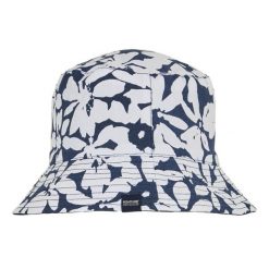 Kobiety / Panie Abstrakcyjny Kwiatowy Dwustronny Kubełkowy Kapelusz. Niebieskie kapelusze damskie Regatta, bez wzorów, z bawełny. Za 40.99 zł.
