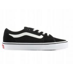 Buty na co dzień damskie VANS FILMORE DECON niskie trampki. Czarne trampki damskie Vans, bez wzorów, bez zapięcia. Za 279.00 zł.