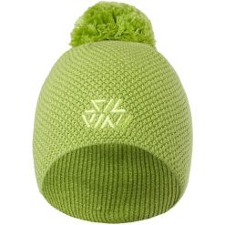Czapka z pomponem Silvini Airoso. Zielone czapki damskie Silvini, na zimę, bez wzorów. Za 116.00 zł.