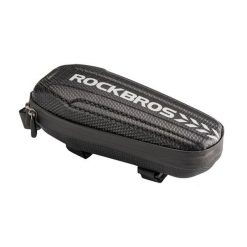 Sakwa na ramę rowerową Rockbros B61 (1,5l). Czarne torebki klasyczne damskie ROCKBROS, bez dodatków. Za 60.00 zł.
