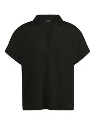 Herrlicher Bluzka "Yaisa" w kolorze czarnym rozmiar: XL. Czarne bluzki damskie Herrlicher, xl, bez wzorów, bez kołnierzyka, bez ramiączek. Za 131.74 zł.