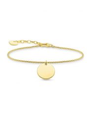 Thomas Sabo Pozłacana bransoletka z zawieszką rozmiar: onesize. Żółte bransoletki damskie thomas sabo, pozłacane. Za 259.95 zł.