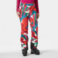 Damskie ocieplane spodnie narciarskie Helly Hansen Legendary. Czerwone spodnie sportowe damskie Helly Hansen, na zimę, bez wzorów, narciarskie. W wyprzedaży za 781.00 zł.