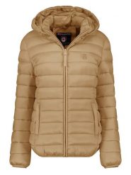 Canadian Peak Kurtka pikowana "Akitaleak" w kolorze jasnobrązowym rozmiar: XXL. Brązowe kurtki damskie Canadian Peak, xxl, bez wzorów, bez kaptura. Za 149.66 zł.