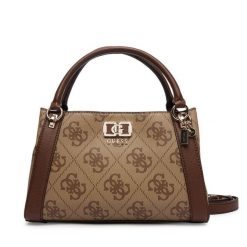 Torebka Guess. Brązowe kuferki damskie Guess, bez dodatków. Za 639.99 zł.