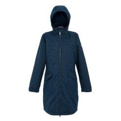Kurtka Wodoodporna Damska Romine II. Niebieskie kurtki damskie Regatta, na jesień, xl, z aplikacjami, z materiału, z kapturem. Za 585.99 zł.
