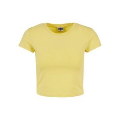 Koszulka Damska Z Elastycznego Dżerseju. Brązowe koszulki damskie Urban Classics, xl, bez wzorów, z dżerseju, bez kołnierzyka, bez ramiączek. Za 54.99 zł.