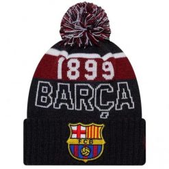 FC Barcelona x New Era czapka zimowa junior wielokolorowa. Czapki damskie FC BARCELONA, na zimę, bez wzorów. Za 159.00 zł.