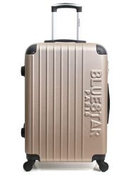 BlueStar Walizka "Bucarest" w kolorze kremowym - 40 x 57 x 25 cm rozmiar: onesize. Brązowe walizki Bluestar, bez wzorów, z materiału. Za 173.99 zł.