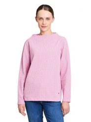 BETTY & CO Koszulka w kolorze jasnoróżowo-szarobrązowym rozmiar: XL. Różowe koszulki damskie Betty & Co, xl, bez wzorów, bez kołnierzyka, bez ramiączek. Za 104.89 zł.