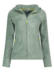 Canadian Peak Kurtka polarowa "Upaloodeak" w kolorze zielonym rozmiar: L. Zielone kurtki damskie Canadian Peak, l, bez wzorów, z polaru, bez kaptura. Za 82.99 zł.