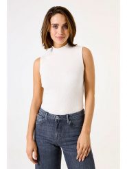 Garcia Bezrękawnik w kolorze kremowym rozmiar: M. Brązowe swetry klasyczne damskie Garcia, m, bez kołnierzyka. Za 104.99 zł.