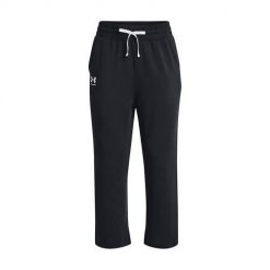Spodnie sportowe damskie Under Armour 1377000001. Czarne spodnie dresowe damskie Under Armour, s, bez wzorów, z dresówki, trekkingowe. Za 357.00 zł.