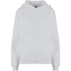 Bluza damska z kapturem Urban Classics Organic Loose Brushed. Białe bluzy damskie Urban Classics, bez wzorów, z kapturem. Za 214.00 zł.